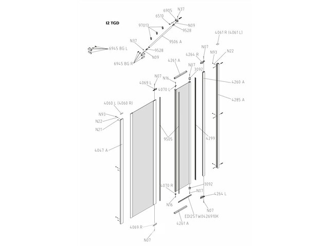 Douchedeur kermi ibiza - afbeelding 8 van  12