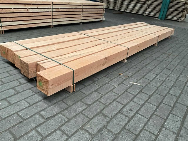 Douglas balken 150x150 mm (6x) - afbeelding 2 van  5