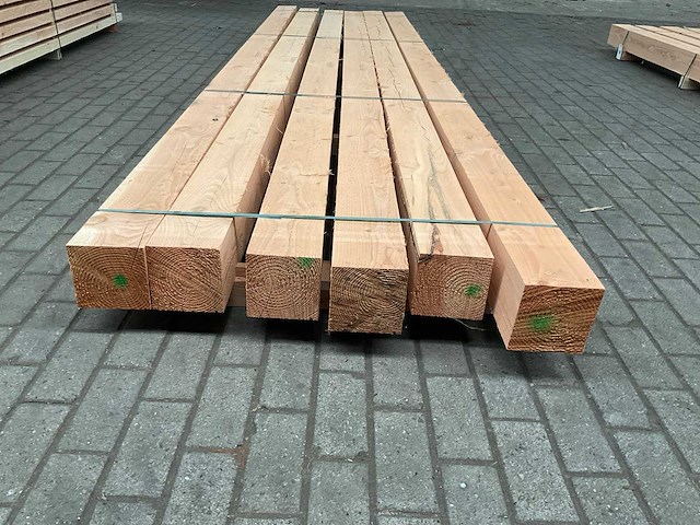 Douglas balken 150x150 mm (6x) - afbeelding 3 van  5