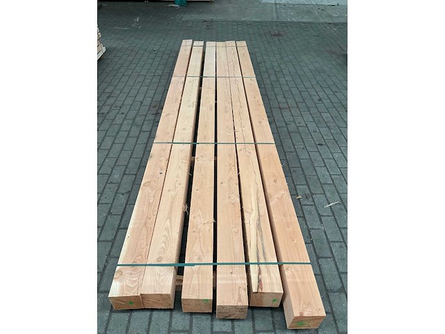 Douglas balken 150x150 mm (6x) - afbeelding 4 van  5