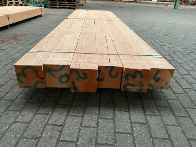 Douglas balken 200x200 mm (6x) - afbeelding 2 van  5