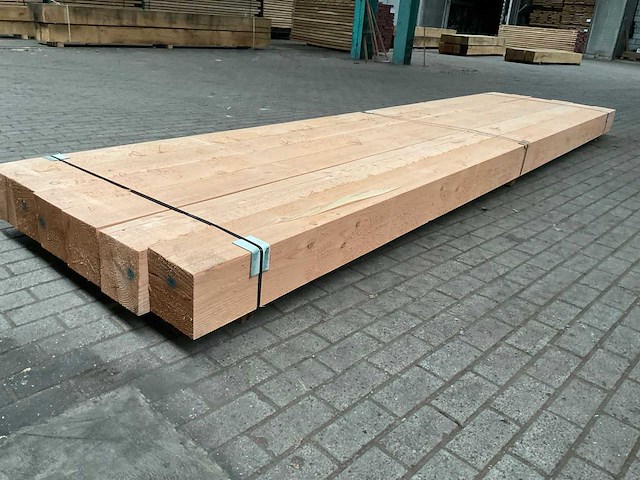 Douglas balken 200x200 mm (6x) - afbeelding 4 van  5