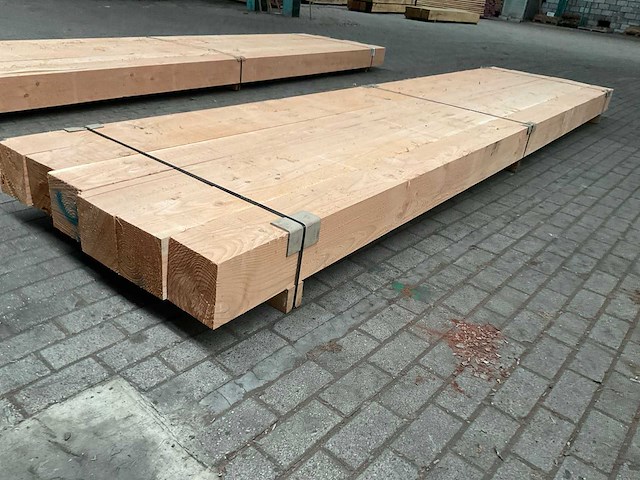 Douglas balken 200x200 mm (6x) - afbeelding 3 van  5