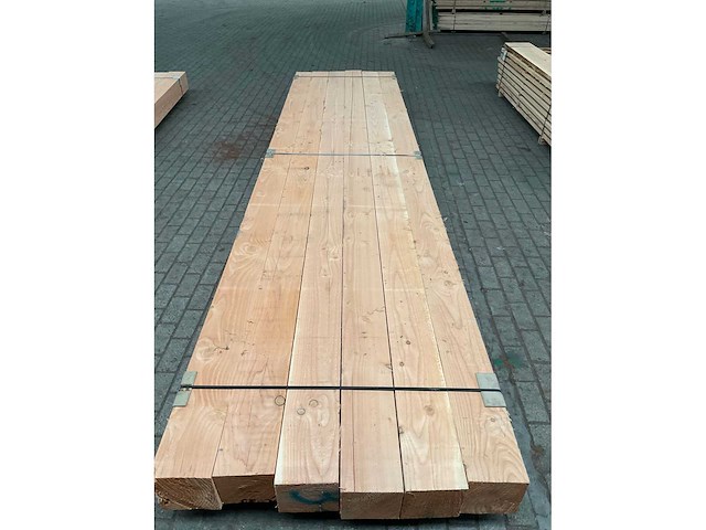 Douglas balken 200x200 mm (6x) - afbeelding 5 van  5
