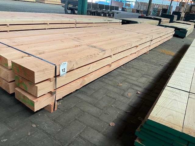 Douglas balken 75x220 mm (12x) - afbeelding 1 van  5