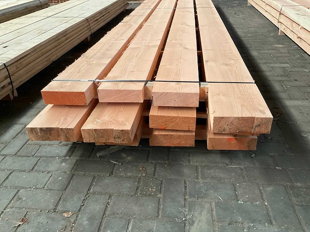 Douglas balken 75x220 mm (12x) - afbeelding 3 van  5