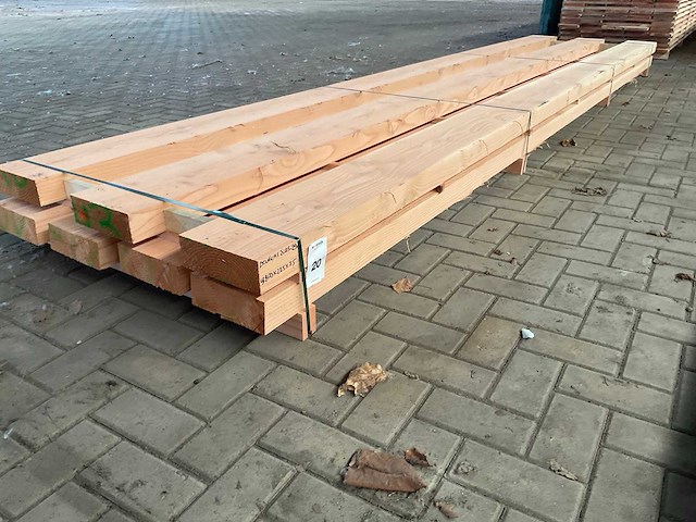 Douglas balken 75x220 mm (7x) - afbeelding 1 van  5
