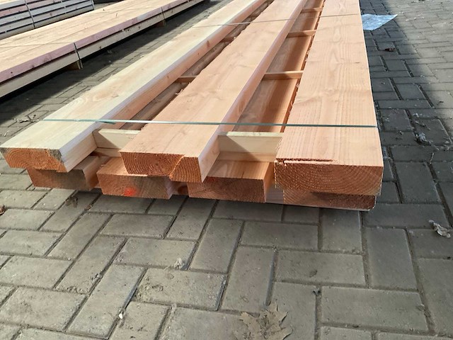 Douglas balken 75x220 mm (7x) - afbeelding 4 van  5