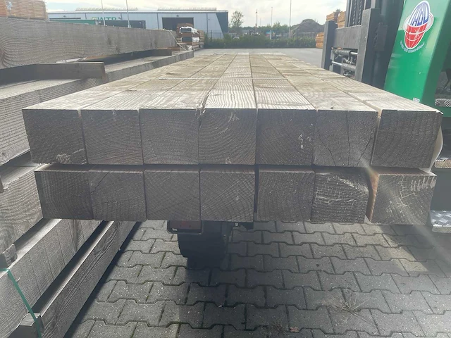 Douglas balken fijnbezaagd 4000x140x140mm (14x) - afbeelding 2 van  3