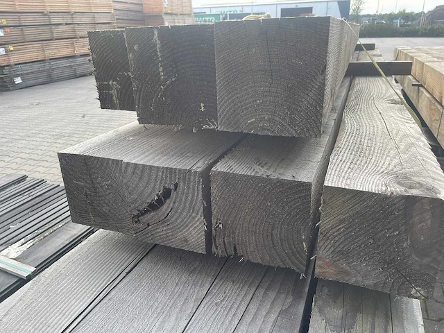 Douglas balken fijnbezaagd 5000x200x200mm (7x) - afbeelding 3 van  3