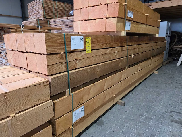 Douglas balken fijnbezaagd 6000x200x200mm (5x) - afbeelding 4 van  4