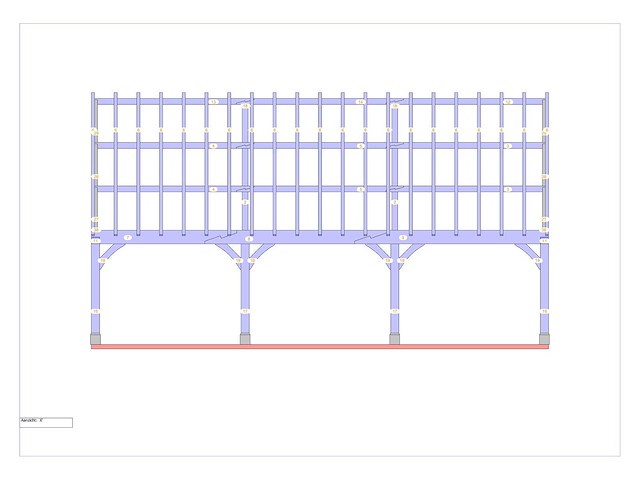Douglas buitenkamer -carport 7x10 - afbeelding 7 van  9