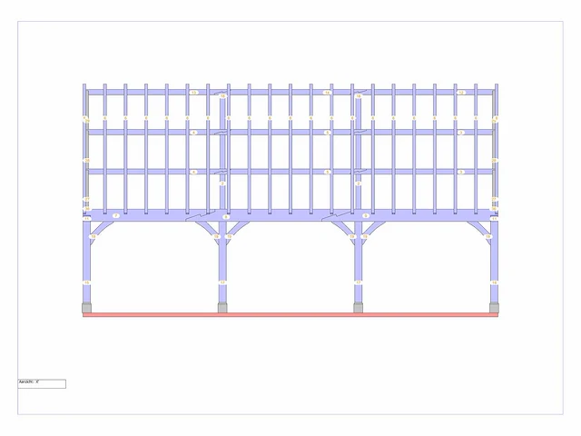 Douglas buitenkamer -carport 7x10 - afbeelding 11 van  15