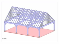 Douglas buitenkamer -carport 7x10 - afbeelding 6 van  15