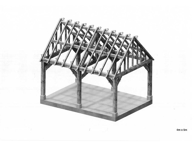 Douglas buitenkamer 4x5 - afbeelding 3 van  6