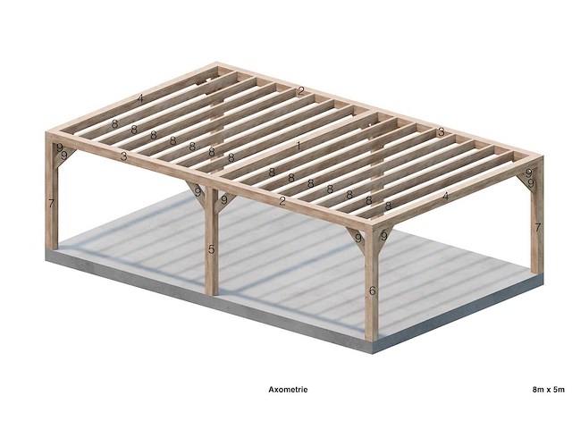 Douglas buitenkamer 5x8 - afbeelding 6 van  13