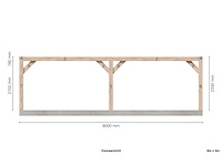 Douglas buitenkamer 5x8 - afbeelding 7 van  13