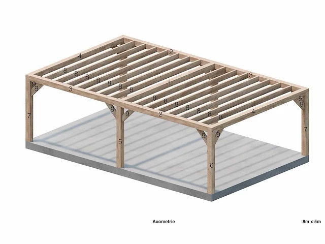 Douglas buitenkamer 5x8 - afbeelding 6 van  13