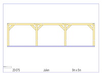 Douglas carport 5x9 - afbeelding 8 van  10