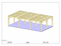 Douglas carport 5x9 - afbeelding 9 van  14