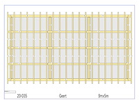 Douglas carport 5x9m