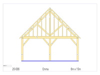 Douglas carport 6x15 - afbeelding 12 van  15
