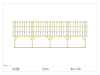 Douglas carport 6x15 - afbeelding 13 van  15