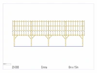 Douglas carport 6x15 - afbeelding 13 van  15
