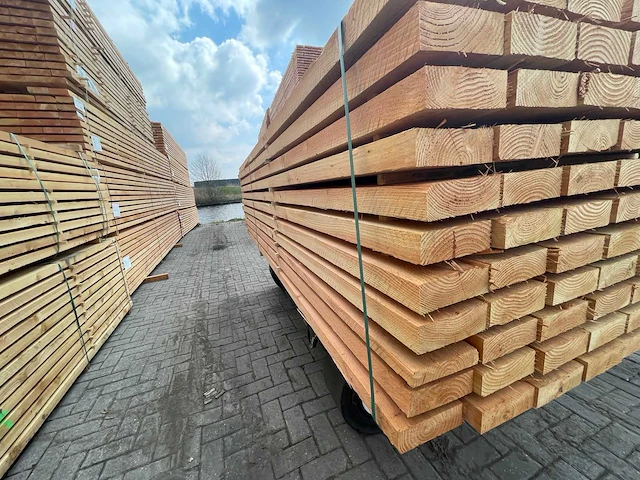 Douglas dakbalken fijnbezaagd 4000x150x50mm (36x) - afbeelding 2 van  4