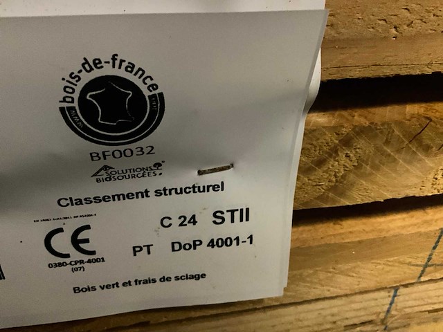 Douglas houtspanten 4 meter lengte (35x) - afbeelding 9 van  11
