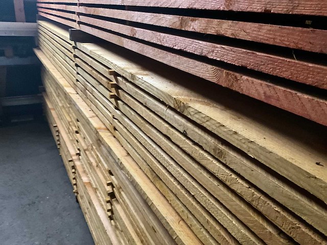 Douglas houtspanten 4 meter lengte (48x) - afbeelding 2 van  11