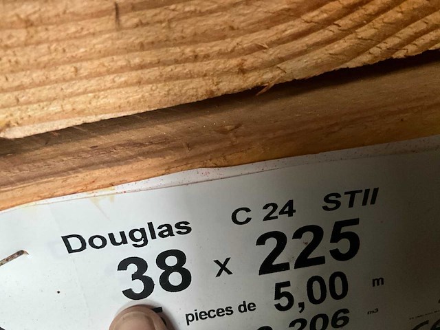Douglas houtspanten 5 meter lengte (33x) - afbeelding 9 van  9