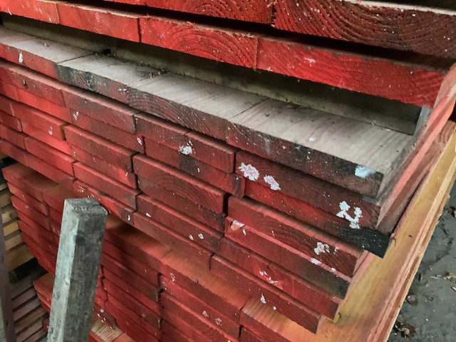 Douglas houtspanten 5 meter lengte (35x) - afbeelding 2 van  10