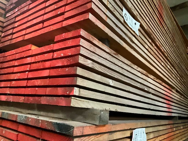 Douglas houtspanten 5 meter lengte (35x) - afbeelding 4 van  10