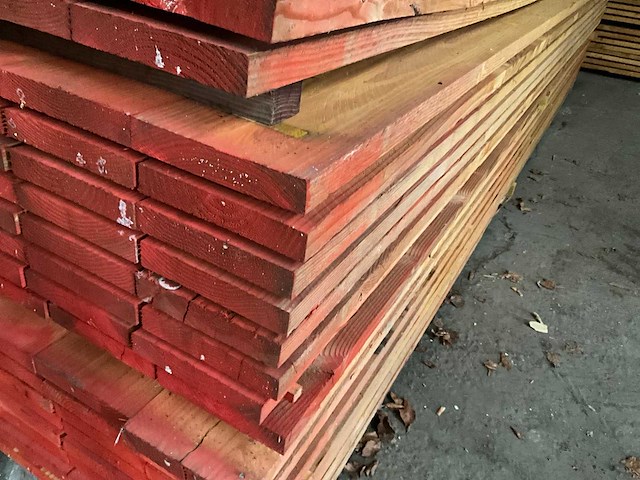 Douglas houtspanten 5 meter lengte (40x) - afbeelding 8 van  9