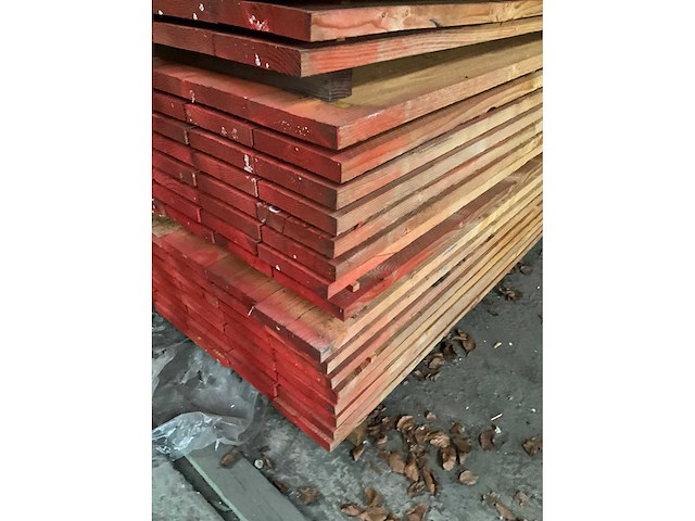 Douglas houtspanten 5 meter lengte (40x) - afbeelding 6 van  9