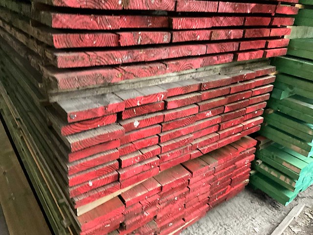 Douglas houtspanten 5 meter lengte (48x) - afbeelding 2 van  9