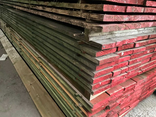 Douglas houtspanten 5 meter lengte (48x) - afbeelding 2 van  9