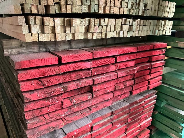 Douglas houtspanten 5 meter lengte (48x) - afbeelding 5 van  9