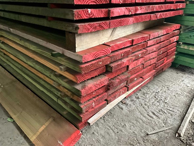 Douglas houtspanten 5 meter lengte (48x) - afbeelding 7 van  9