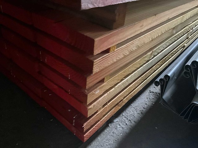 Douglas houtspanten 6,10 meter lengte (30x) - afbeelding 1 van  14