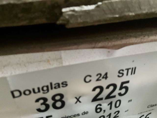 Douglas houtspanten 6,10 meter lengte (35x) - afbeelding 2 van  11