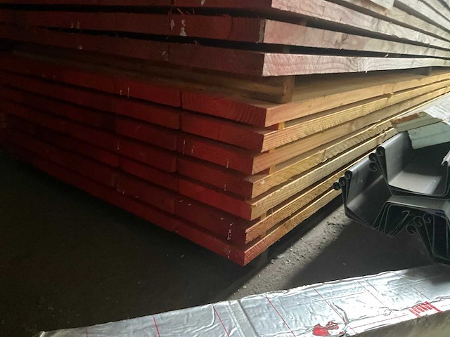 Douglas houtspanten 6,10 meter lengte (35x) - afbeelding 1 van  7