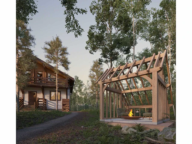 Douglas kap-schuur/poolhouse 3,50 x 2,50 - afbeelding 1 van  13