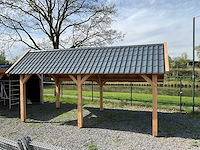 Douglas kapschuur met dakpanplaat 1550x360x325 cm - afbeelding 2 van  17