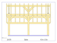 Douglas kapschuur/poolhouse 3,5 x 4,5 - afbeelding 15 van  15