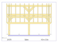 Douglas kapschuur/poolhouse 3,5 x 4,5 - afbeelding 6 van  8