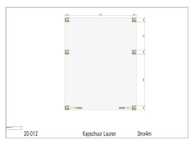 Douglas kapschuur/poolhouse 3x4 - afbeelding 10 van  12