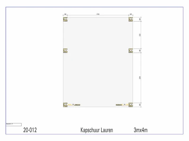 Douglas kapschuur/poolhouse 3x4 - afbeelding 10 van  12