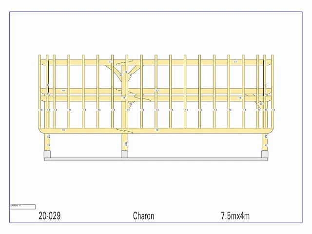 Douglas kapschuur/poolhouse 4x7,50 - afbeelding 13 van  16